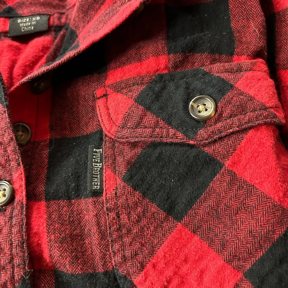 Five Brothers Women’s Regular XS Flannel - Picture 4 of 8